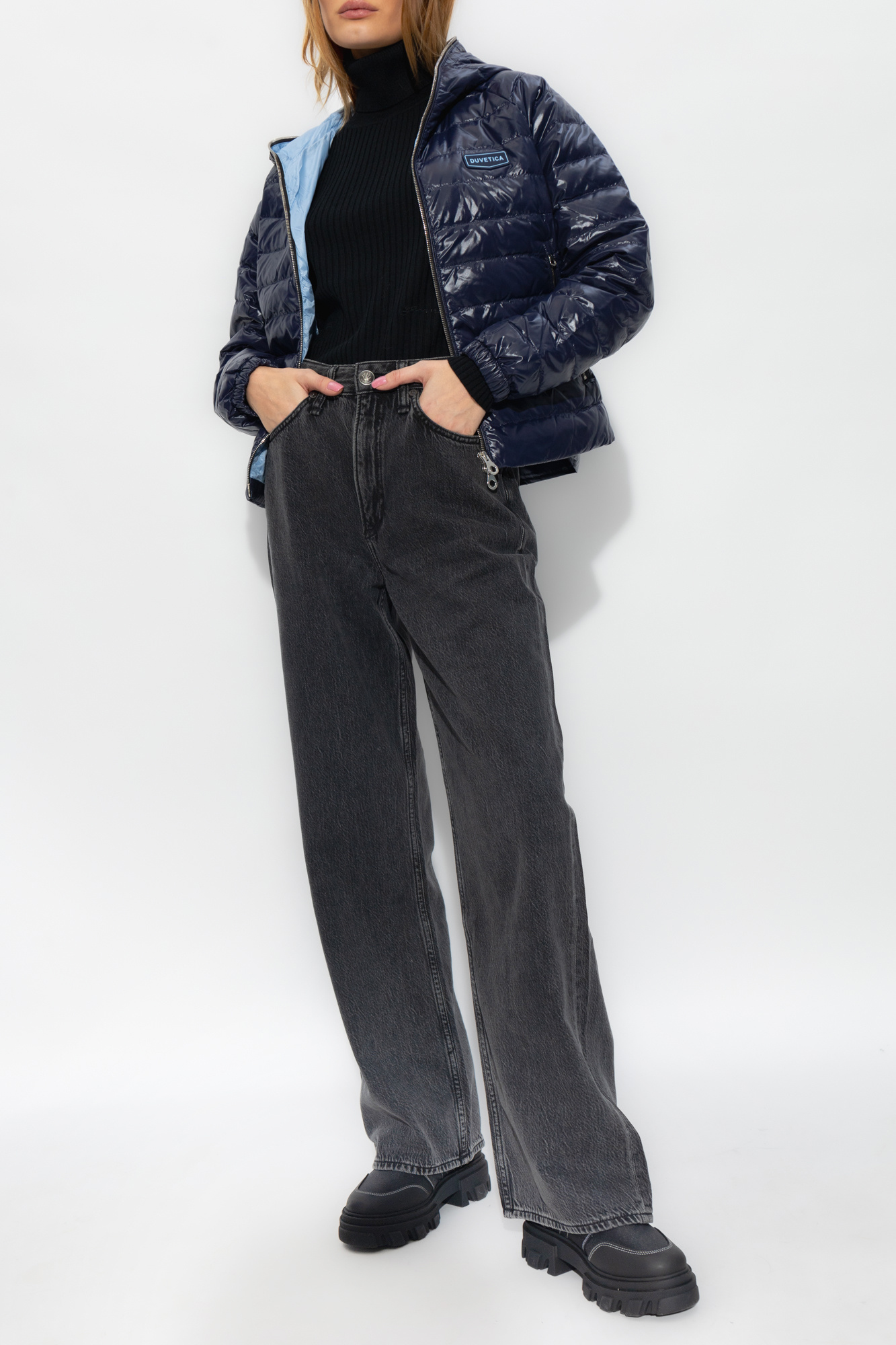 DUVETICA｜DOWN JACKETS (Caroma (VDDJ95735K0001 BKS)) SchaferandweinerShops Switzerland - Korean Neck Sleeveless